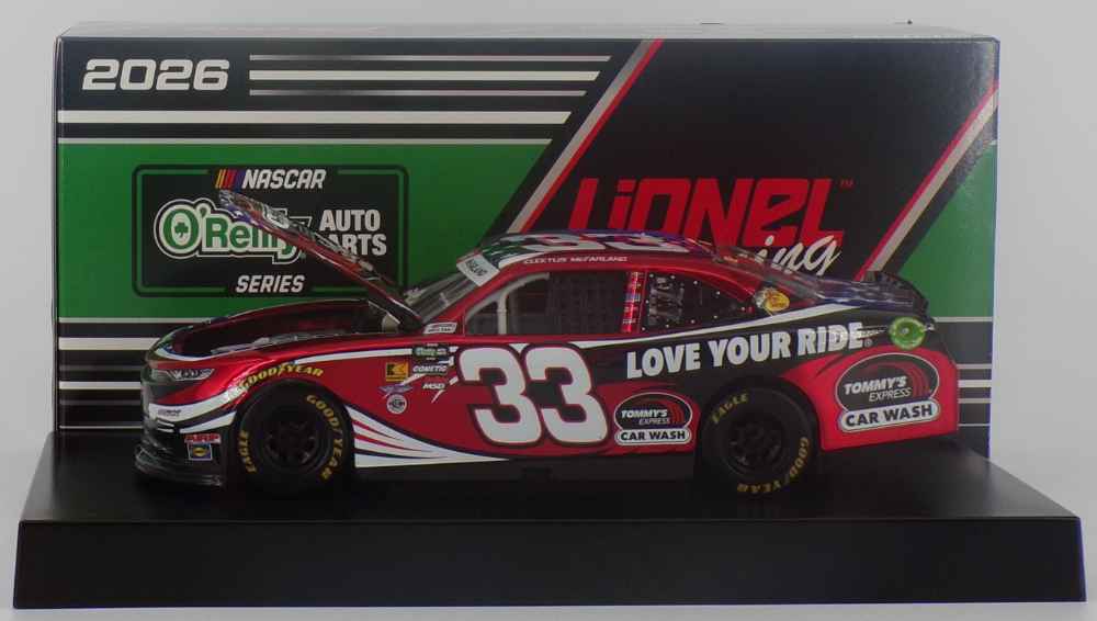 Cleetus McFarland 2026 Tommy's Express Car Wash 1:24 Color Chrome