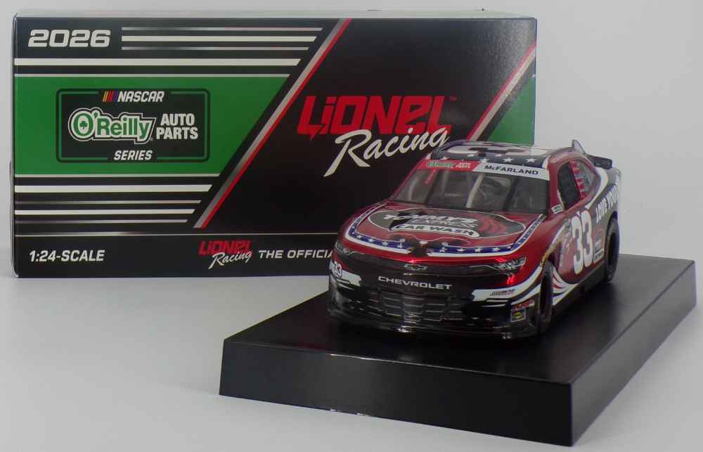 Cleetus McFarland 2026 Tommy's Express Car Wash 1:24 Color Chrome