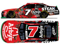 JUSTIN ALLGAIER AUTOGRAPHED 2026 ARBY'S STEAK NUGGETS 1:24 NASCAR DIECAST - O'REILLY AUTO PARTS SERIES