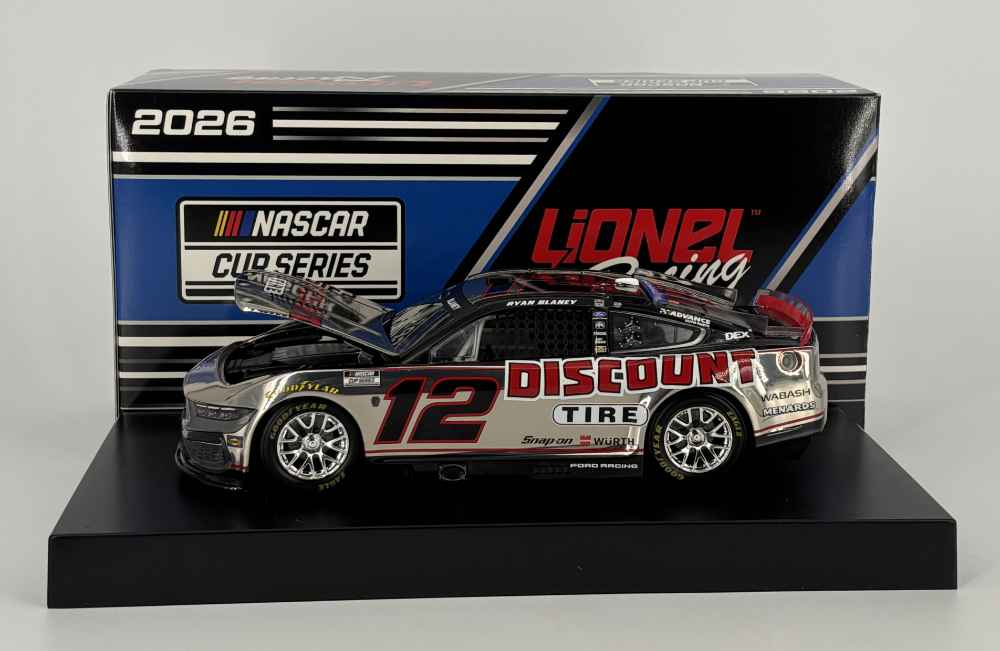 Ryan Blaney 2026 Discount Tire 1:24 Color Chrome