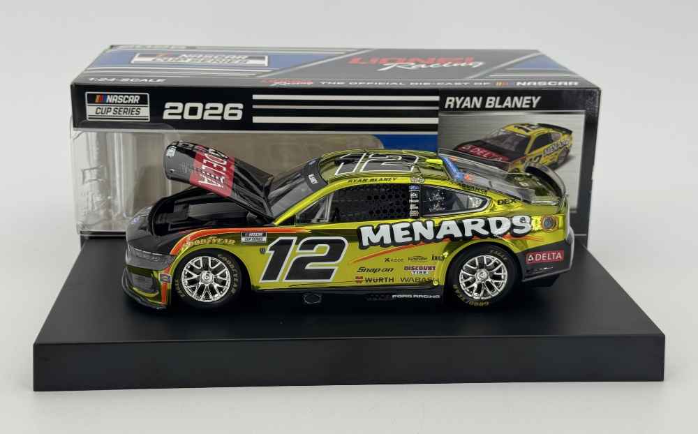 Ryan Blaney 2026 Menards/Delta 1:24 Color Chrome