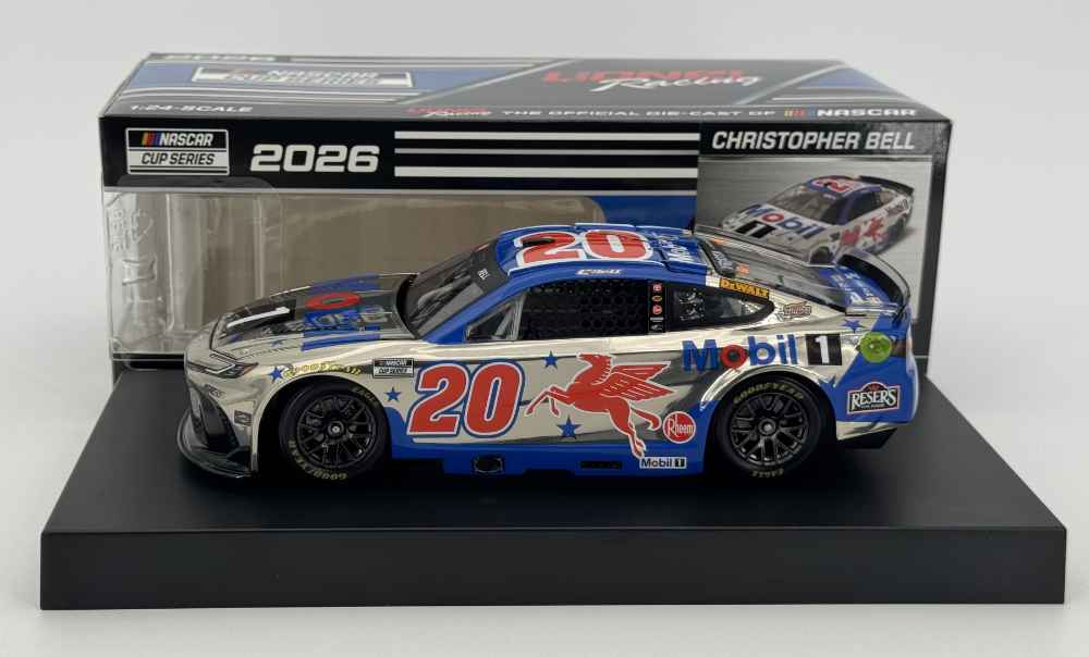 Christopher Bell 2026 Mobil 1 1:24 Color Chrome