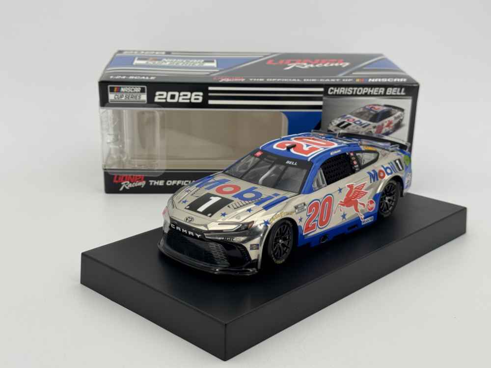 Christopher Bell 2026 Mobil 1 1:24 Color Chrome