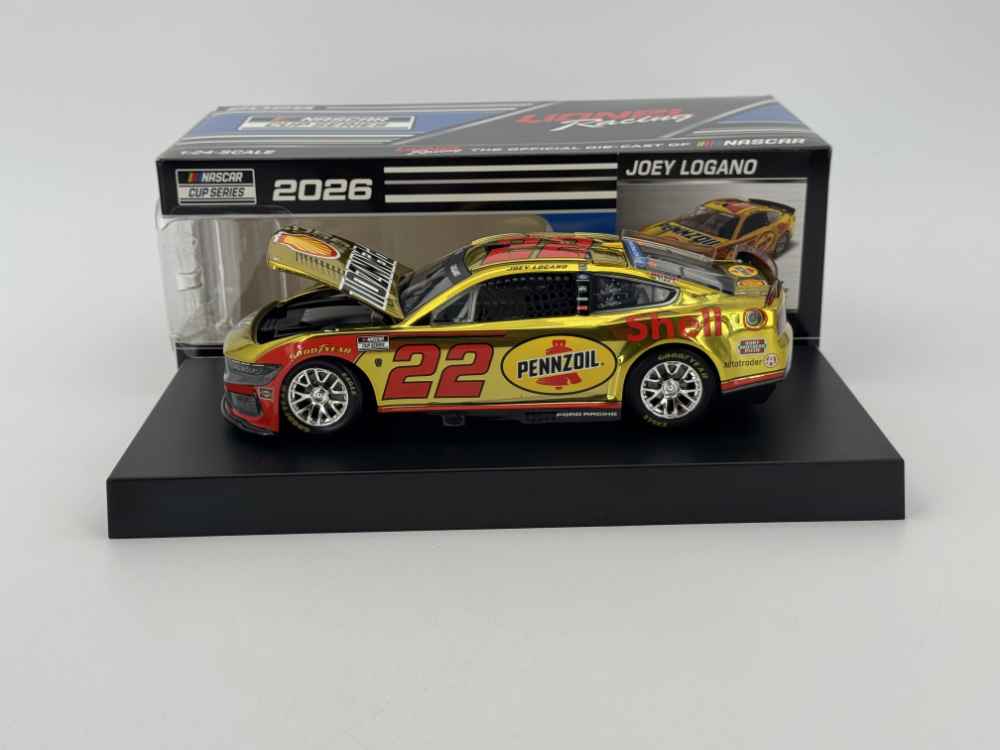 Joey Logano 2026 Shell/Pennzoil 1:24 Color Chrome