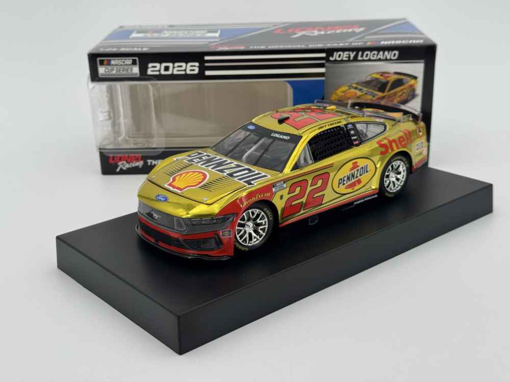 Joey Logano 2026 Shell/Pennzoil 1:24 Color Chrome
