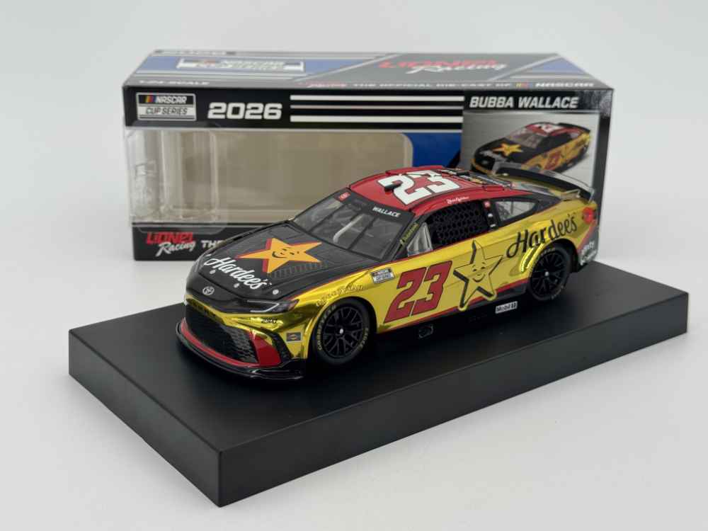 Bubba Wallace 2026 Hardee's 1:24 Color Chrome