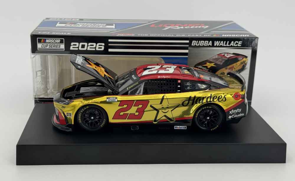 Bubba Wallace 2026 Hardee's 1:24 Color Chrome
