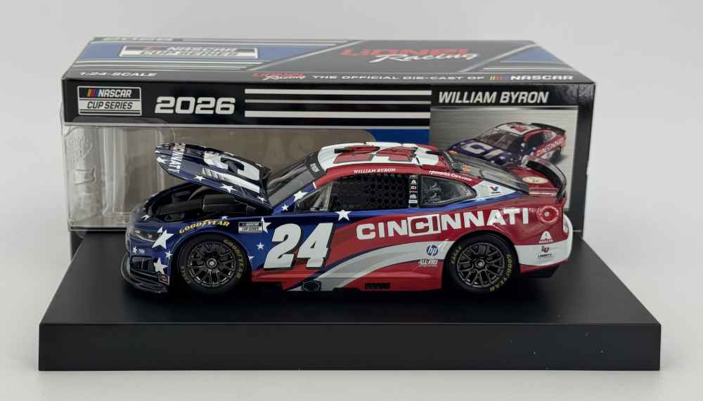 William Byron 2026 Cincinnati 1:24 Color Chrome
