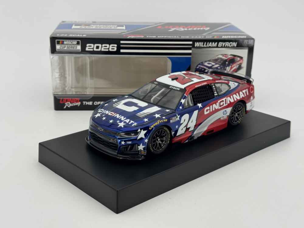 William Byron 2026 Cincinnati 1:24 Color Chrome