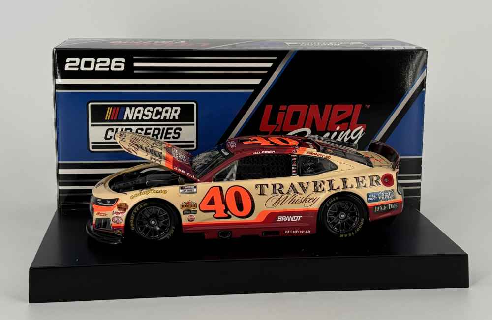 Justin Allgaier Autographed 2026 Traveller Whiskey 1:24