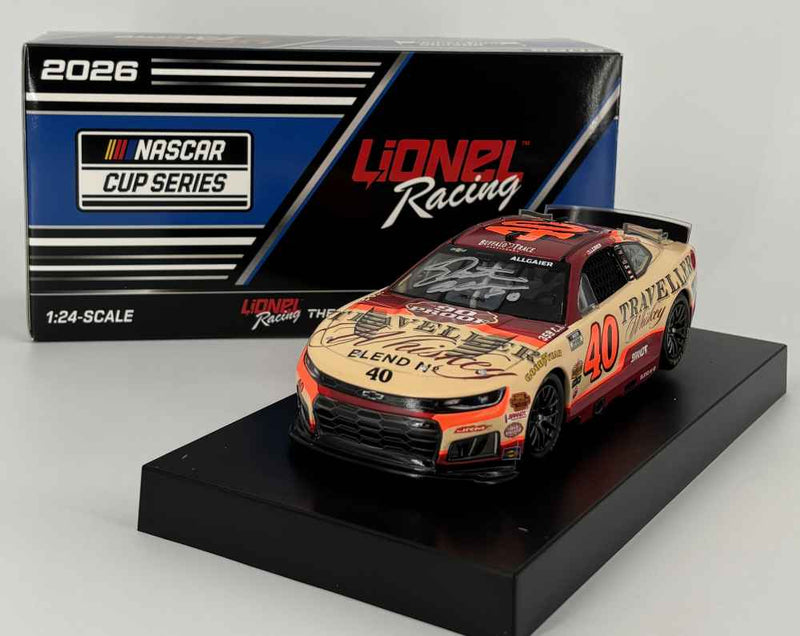 Justin Allgaier Autographed 2026 Traveller Whiskey 1:24