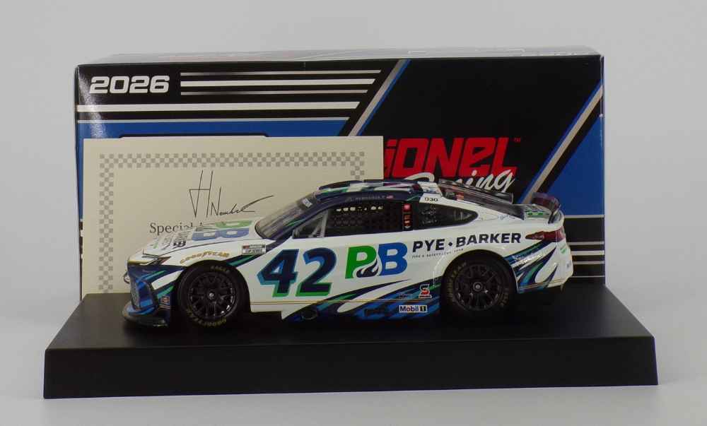 John Hunter Nemechek Autographed 2026 Pye-Barker 1:24