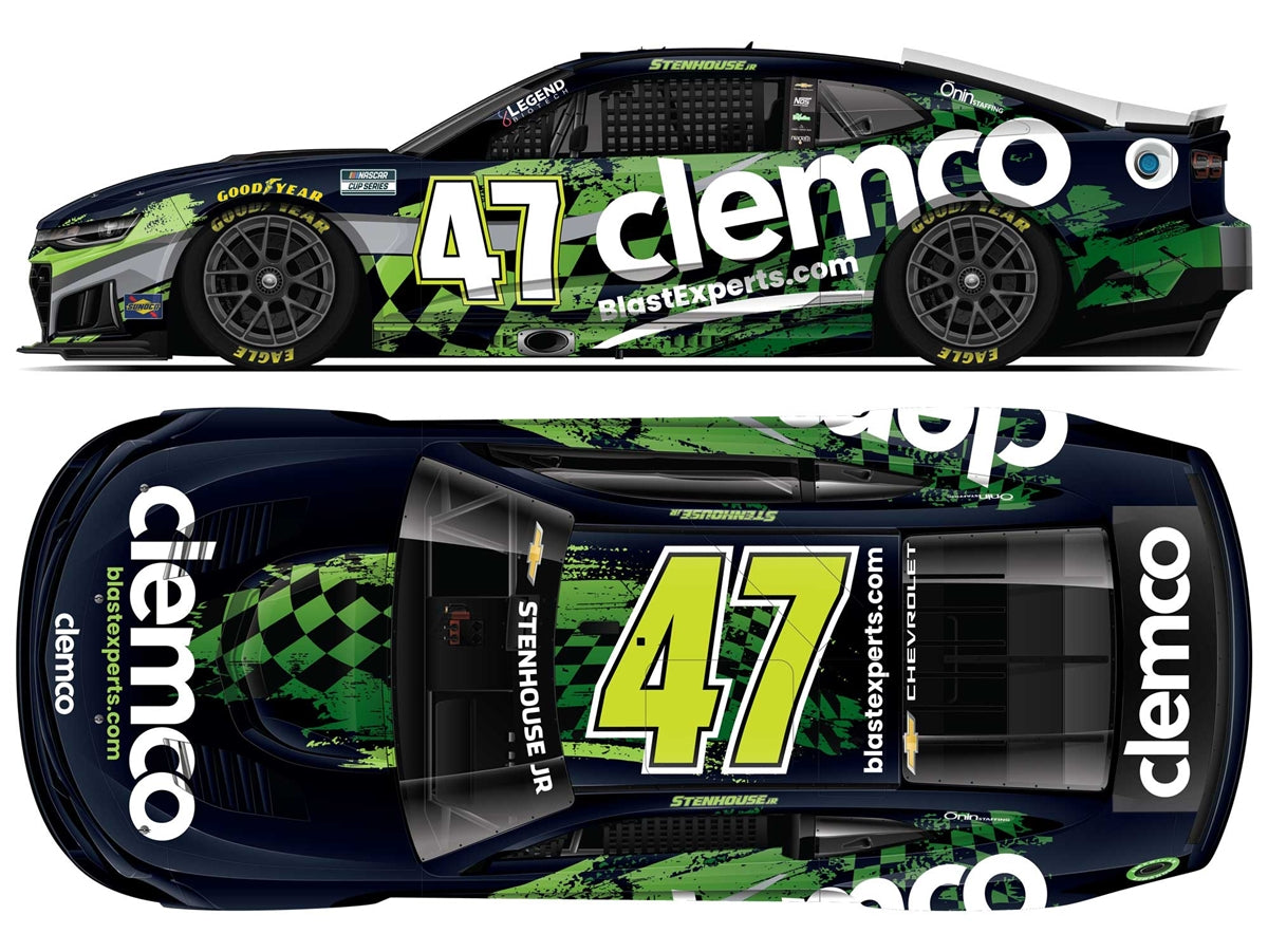 RICKY STENHOUSE JR 2026 CLEMCO 1:24 COLOR CHROME ARC DIECAST