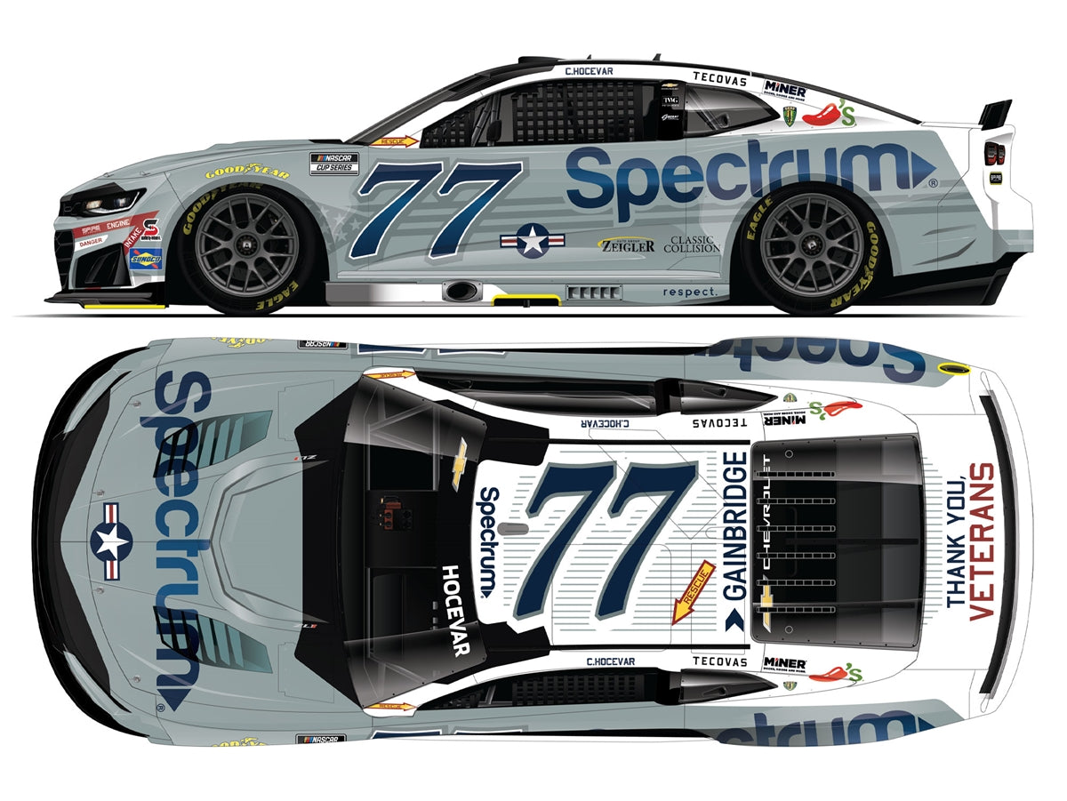 CARSON HOCEVAR 2026 SPECTRUM PATRIOTIC 1:24 ARC DIECAST