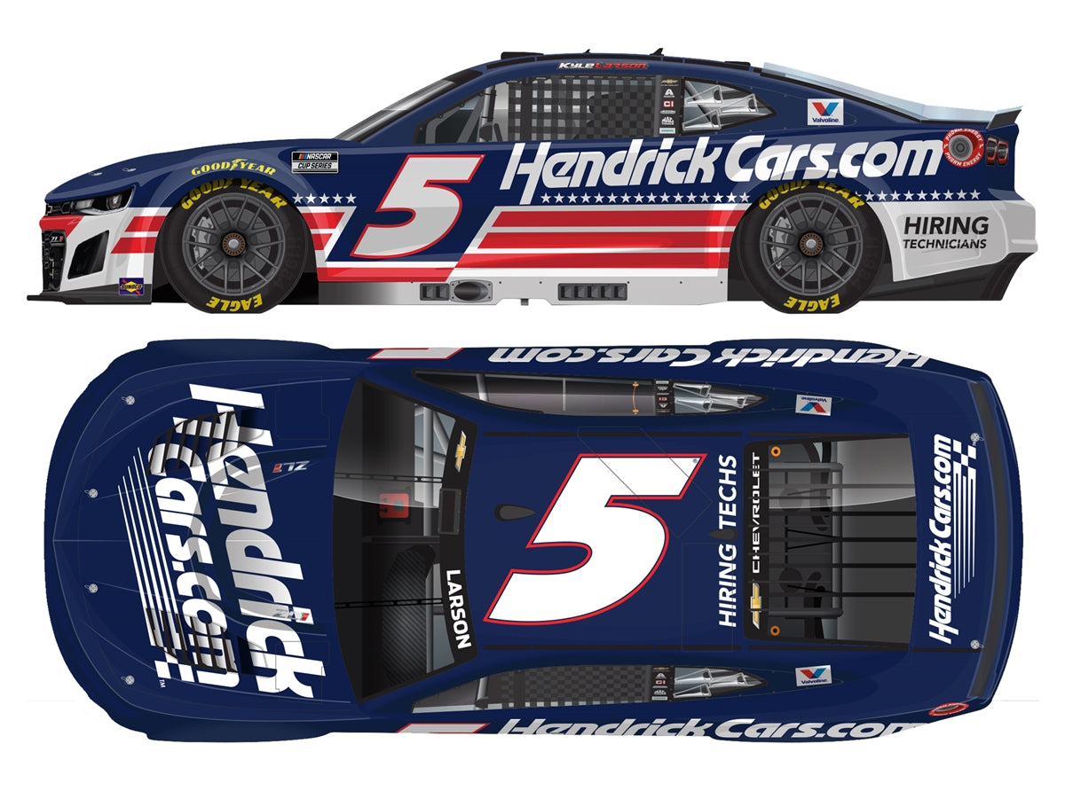 KYLE LARSON 2026 HENDRICKCARS.COM PATRIOTIC 1:24 ARC DIECAST