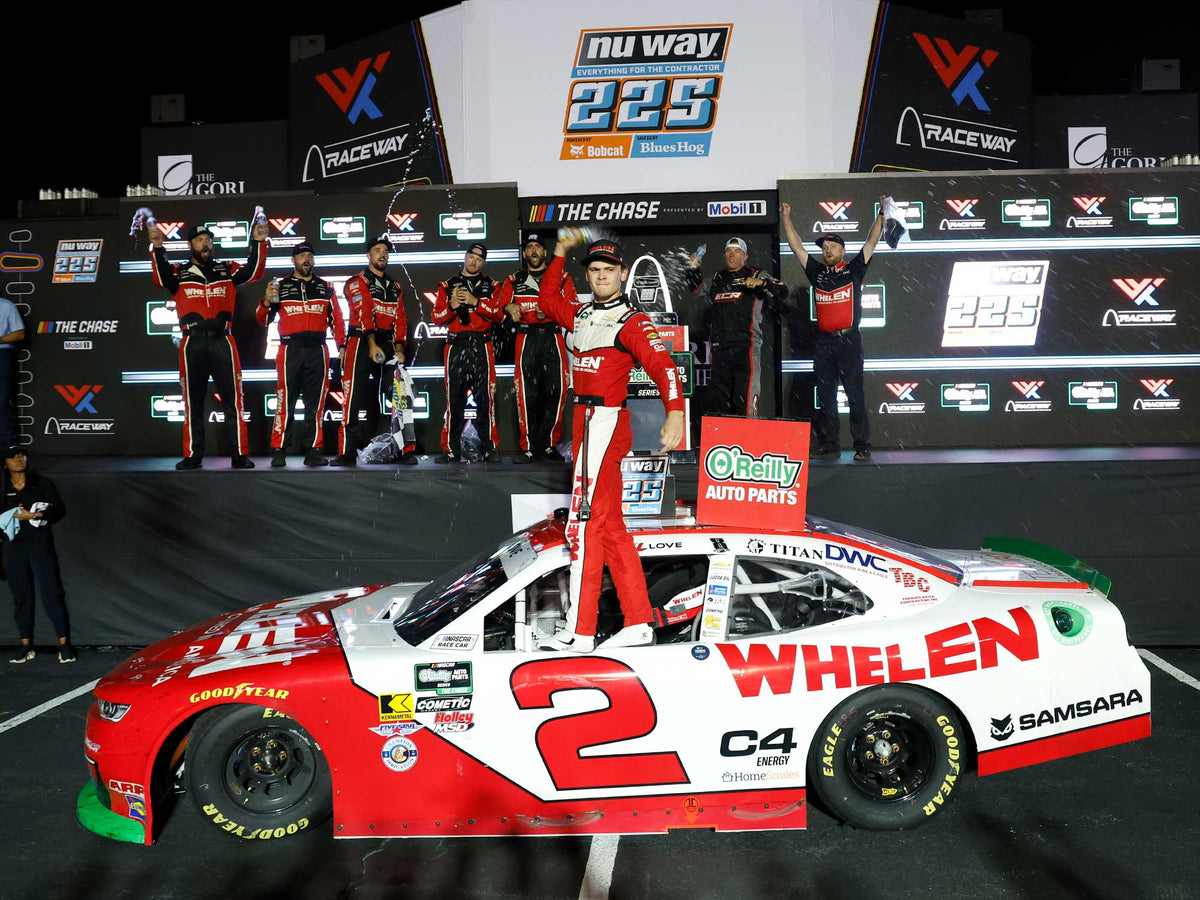 JESSE LOVE 2026 WHELEN GATEWAY 9.12.26 RACE WIN 1:24 FLASHCOAT SILVER NASCAR DIECAST
