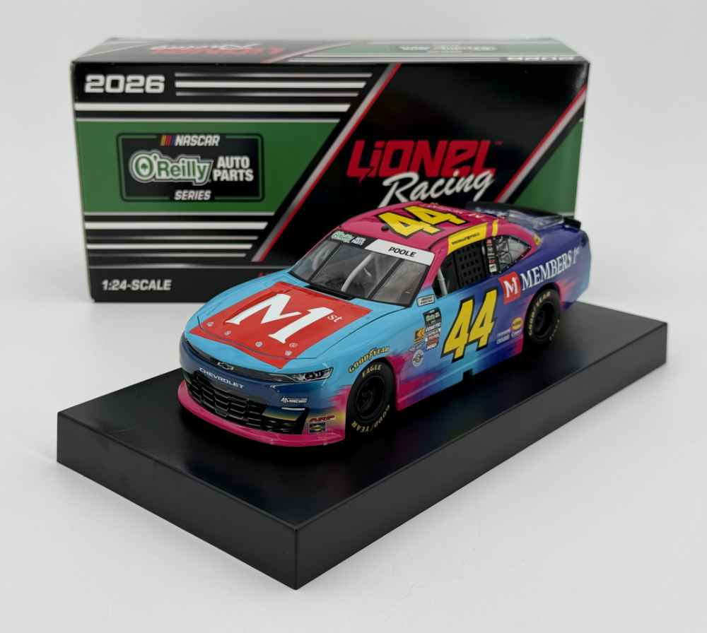 Brennan Poole 2026 Members 1st 1:24 Nascar Diecast - O'Reilly Auto Parts Series
