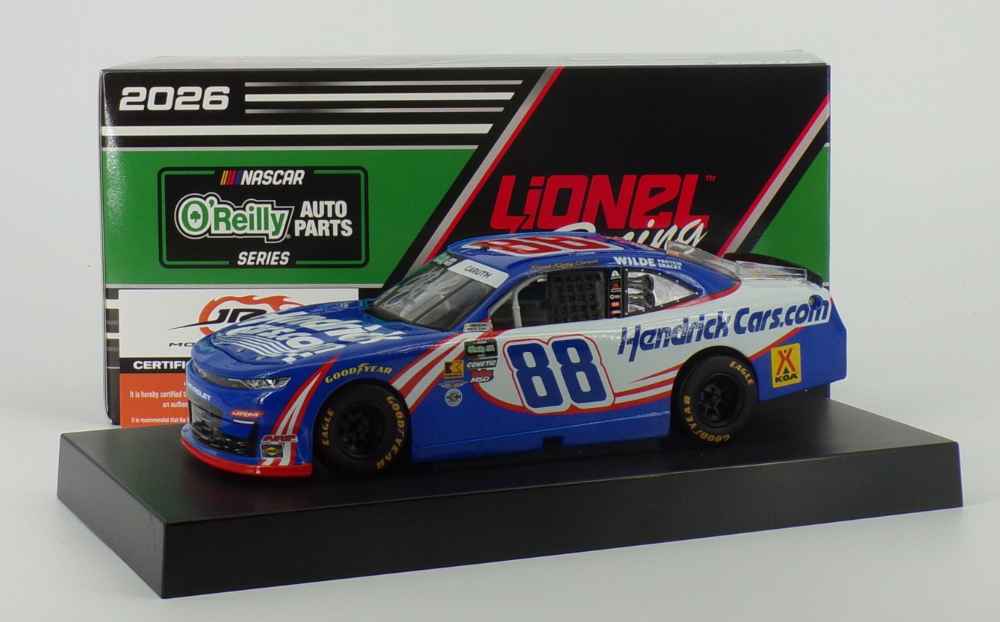 Rajah Caruth Dual Autographed Signed by Dale Jr. 2026 Hendrickcars.com 1:24