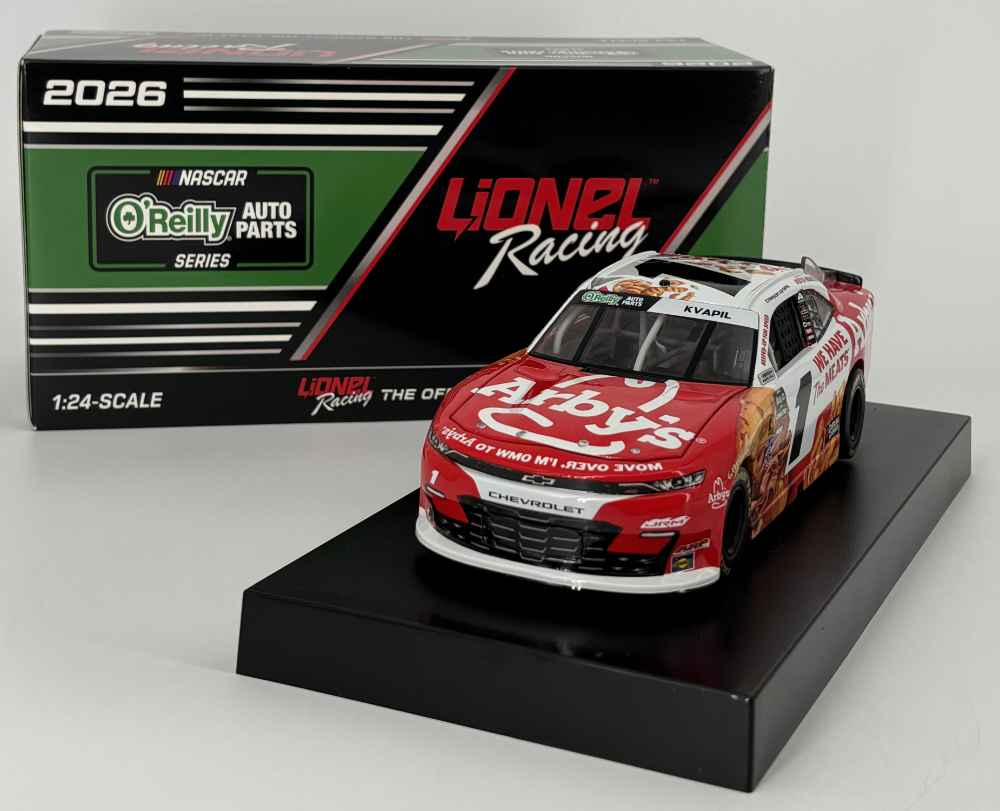 Carson Kvapil 2026 Arby's 1:24