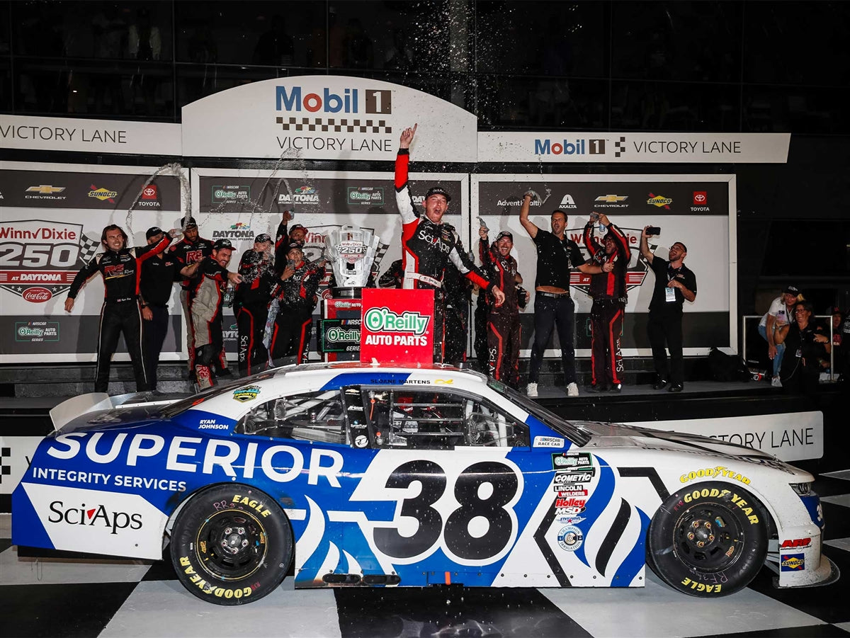 RYAN SIEG 2026 SUPERIOR INTEGRITY SERVICES DAYTONA WIN 1:24 COLOR CHROME ARC DIECAST