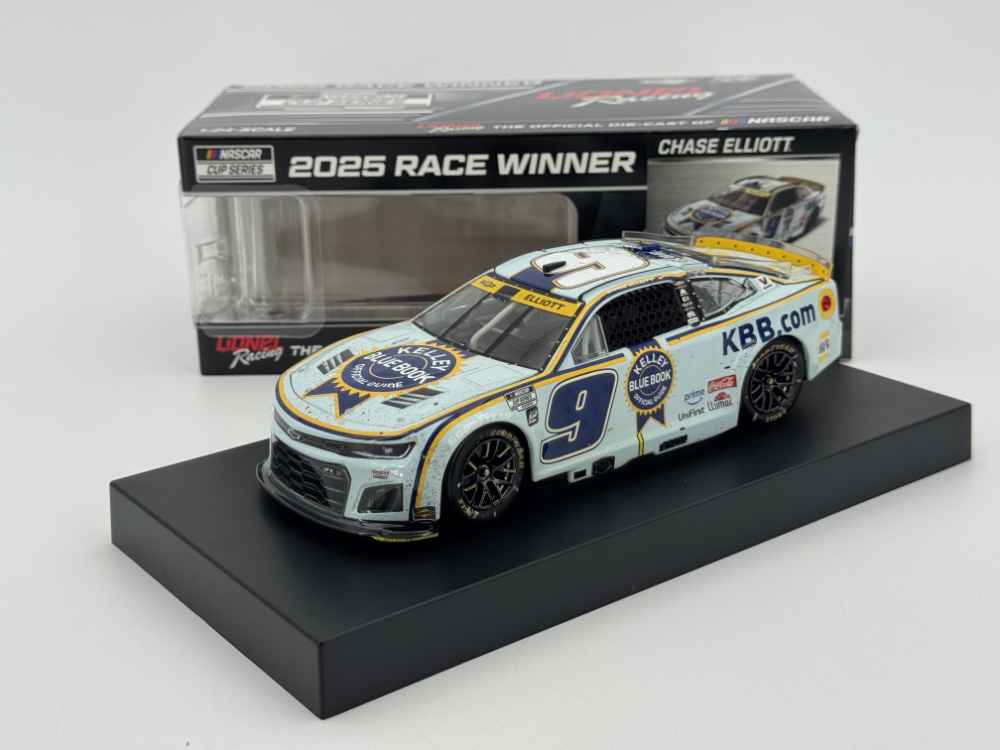 Chase Elliott 2025 Kelley Blue Book Kansas 9/28/25 Race Win 1:24